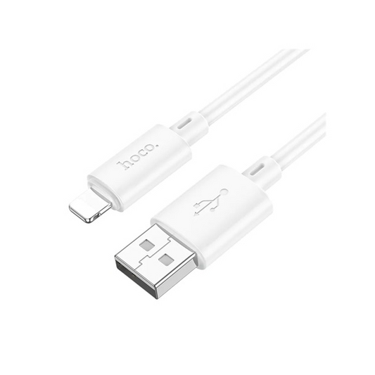 Hoco X88 adatkábel (USB - lightning, 2.4A, gyorstöltő, 100cm) FEHÉR Apple IPAD mini / iPod touch 5 / IPAD mini 2 (X88_UL_W) (X88_UL_W)